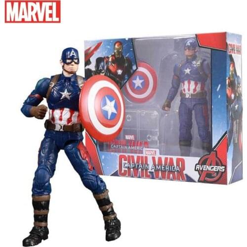 Avengers Infinity War Spiderman Captain America Iron Man Thanos Hulk Marvel Super Hero Toys Action Figure Model Dolls Toys Gift