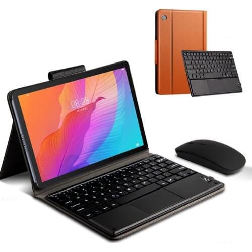 Flip Case For Huawei Matepad T10s 10.1" 2020 AGS3-L09 W09 Tablet Magnetic wireless Bluetooth keyboard Protector Cover Case mouse