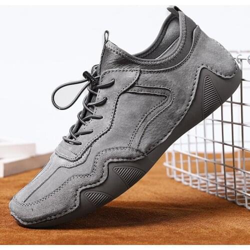 Spring Autumn Men Driving Loafers Slip-On Fashion Shoes Male Casual Moccasins Mens Shoes Men Cow Suede Leather Shoes Man