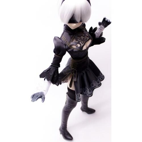 Accept custom NieR:Automata YoRHa 2B Cosplay Games Black Suit BJD COS DD SD 1/3 Doll Clothes