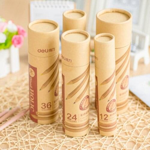 12/18/24colors Nature wood color pencil for drawing colored pencils pack Stationery Office accessories School supplies
