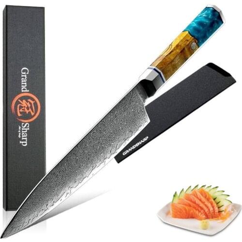 Grandsharp Kitchen Knives Professional Chef Knife 67 Layers VG10 Japanese Damascus Stainless Steel Sushi Sashimi Cooking Tools