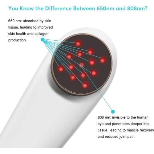 Handheld Pain Relief Laser Therapy Device for Rheumatic Injuries Arthritis Neuropathy Tendonitis Neck Back Shoulder Knee