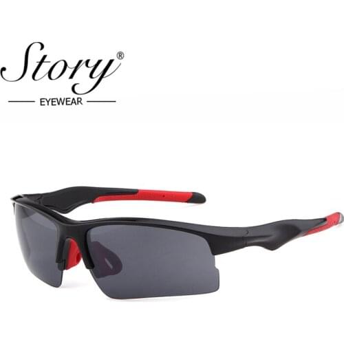 STORY classics outdoor half Frame sunglasses men women 2019 brand designer black goggle eyewear male driver Shades SMOD1185