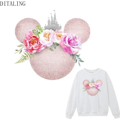 Cute Kids Patch On Clothing Thermal Stickers On Children Clothes DIY Washable T-Shirt Tops Dress Patch Iron On Transfer Applique