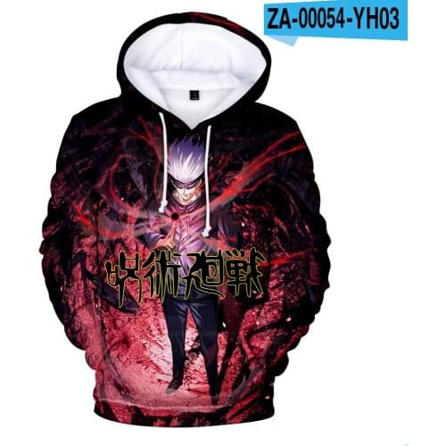 Hot hoodies Anime Jujutsu Kaisen Hoody Sweatshirt Men Women Hot Sale Fashion Harajuku Hip Hop Pullover Coats Clothing