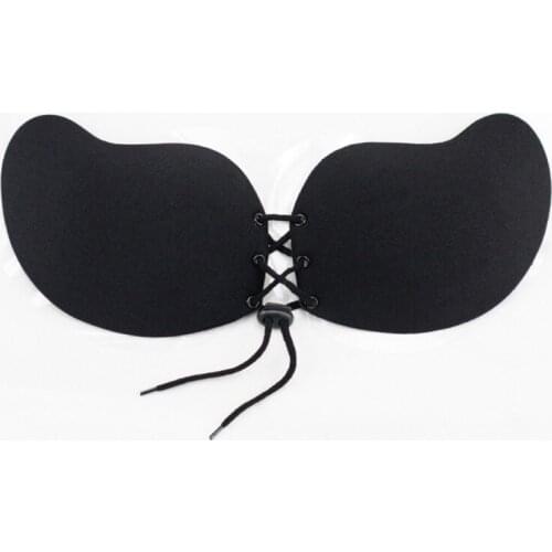 Factory sale Sexy women invisible blackless bra silicone lady women push up bras