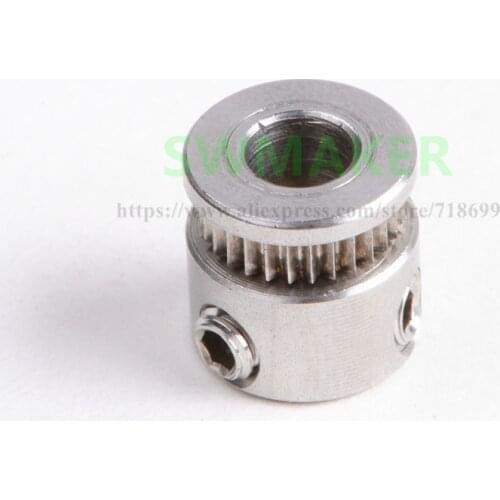 2pcs Flashforge MK10 stainless steel planetary reducer extruder wheel feeding wheel extrusion wheel 28 teeth DIY 3D printer