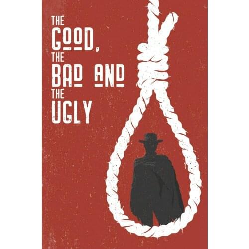250 The Good The Bad And The Ugly Movie Silk Art Poster Wall Art Home Decoration Gift