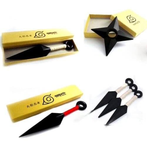 Anime Ninja Cosplay plastic weapons props without sword darts weapons adult childrens toys gifts