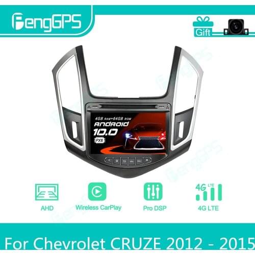 For Chevrolet CRUZE 2012 - 2015 Android Car Radio Stereo Multimedia DVD Player 2 Din Autoradio GPS Navigation PX6 Unit Screen