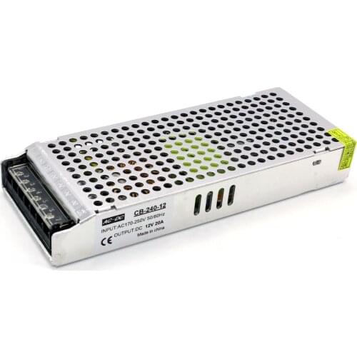 Honeycomb Mesh Slim 12V 20A 240W Constant Voltage Dc Led Power Supply