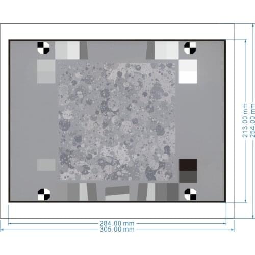 Black and White Leaves Illustration Chart Texture Definition Sharpness IE Automatic Test CSH-XSA