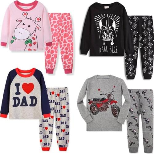 Cotton underwear set for boys and girls Cotton underwear set for girls Long pants for children Cotton home clothing for children