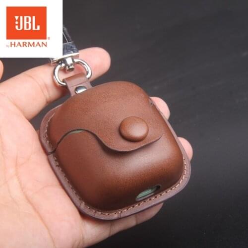 JBL TUNE220TWS wireless Bluetooth-compatible headset case protective shell JBLt225 headset leather case with hook