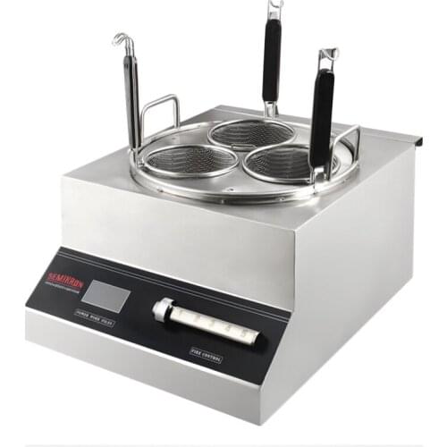 Commercial Noodle Cooker 3000W Table Type Noodle Boiler Stainless Steel Noodle Cooking Furnace