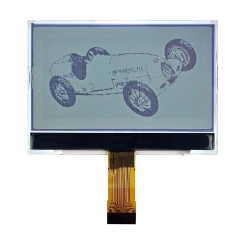 3.2 inch 24PIN COG 256128 LCD Screen ST75256 Controller SPI/I2C/Parallel Interface White Backlight
