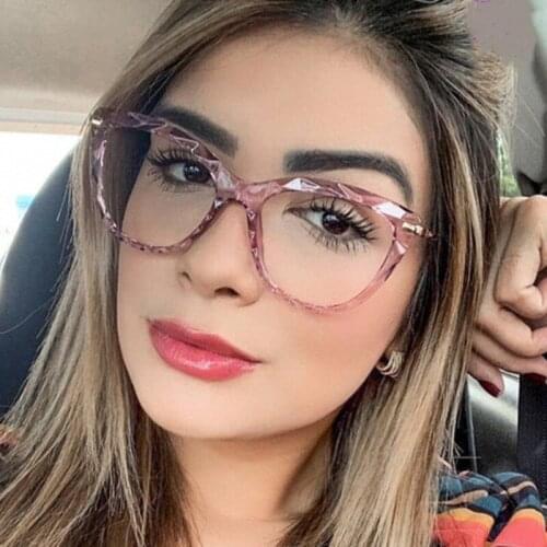 2020 Square Transparent Glasses Frames Women Trending Styles Brand Optical Computer eye galses female clear lens Spectacle
