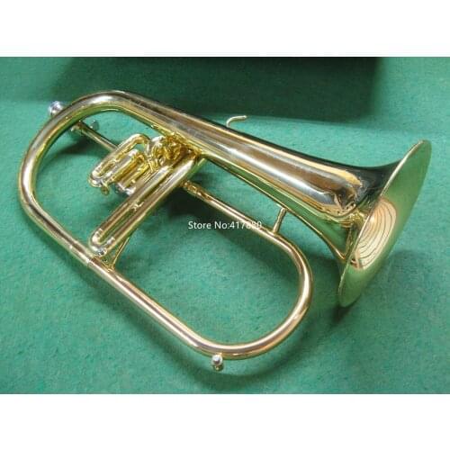 Hot Selling Jupiter JFH-846 Flugelhorn Bb Brass Bell Lacquer metal Professional musical instruments With Case Free Shipping
