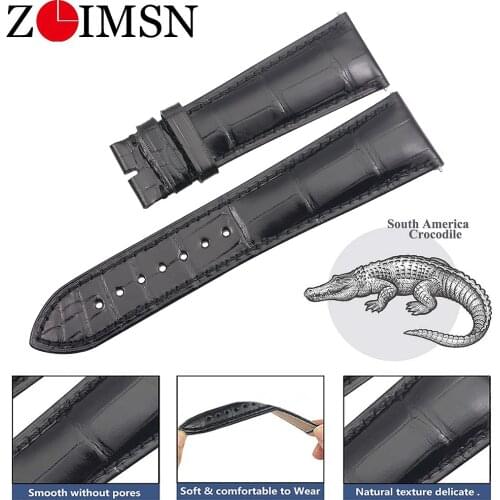 ZLIMSN Original replacement alligator strap For FRANCK MULLER FM8880 Providing Private Customization Service Watchband