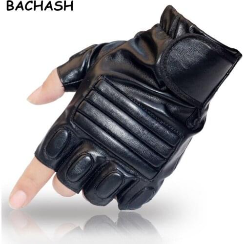 BACHASH 2018 Gloves Workout Body Building Gloves Half Anti Slip Bar Grips Power Exercise Mitten