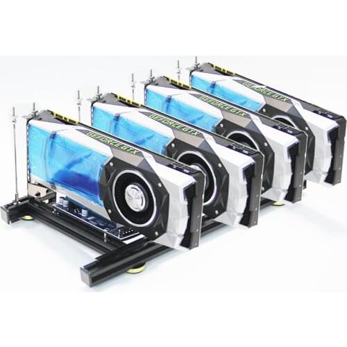 4GPU Graphics card holder DIY external graphics card base GPU open rack support Miner mining
