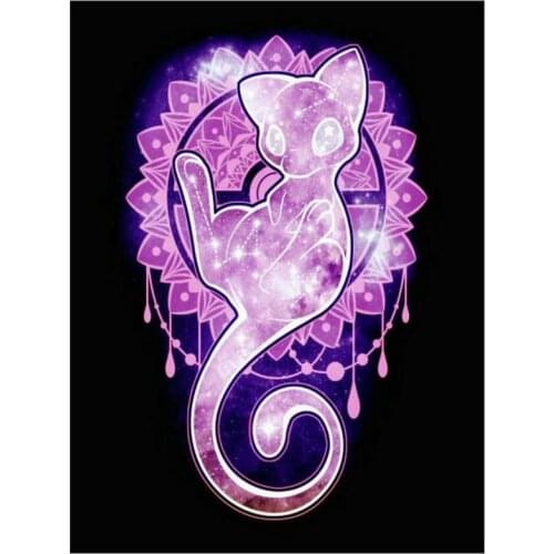 Full square / round diy 5d diamond painting cat watercolor icon 3d diamond mosaic handmade hobby diamond embroidery decoration