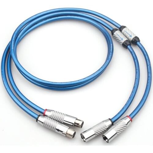 Xangsane Rectangular OCC Copper Conductor HIFI Audio Signal cable XLR-XLR Connection audio cables