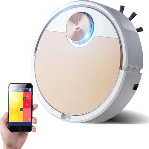 Robot Vacuum Cleaner Mobile Phone APP Remote Control ES06 HouseholdAutomatic Dust Removal and Sterilization Smart Sweeper