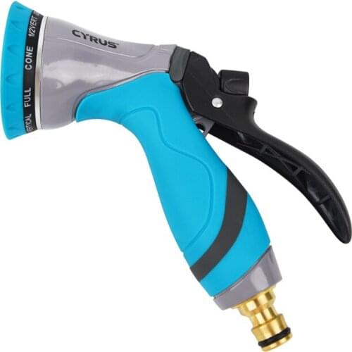 Garden Sprayer Water Spray Bottle Mist Gun Ten Modes Home Tools Accessories Aluminium Alloy Regadera Plant Watering Nozzle