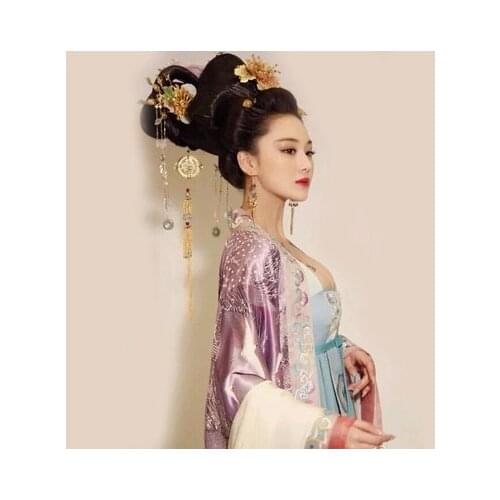 Tang Princess Light Purple Costume TV Play Legend of Chinese Empress Wu MeiNiang Xiao Shu Fei Same Design
