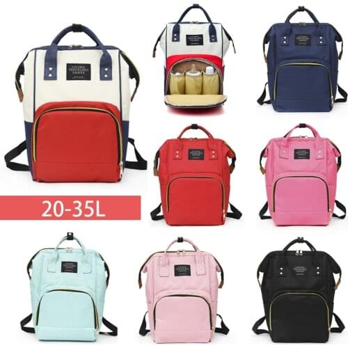 20-35L Large Capacity Baby kit Bags Zipper Mother Travel Backpacks Maternity Handbags Pregnant Women Baby Nursing Diaper Bags M1