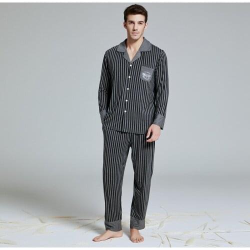 Мужские хлопковые пижамы 7 VEILS China At AliExpress