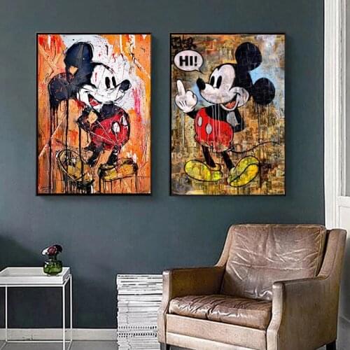 5D DIY Diamond Painting Disney Mickey Mouse And Donald Duck Cross Stitch Diamond Embroidery Diamond Mosaic For Home Decor Gift