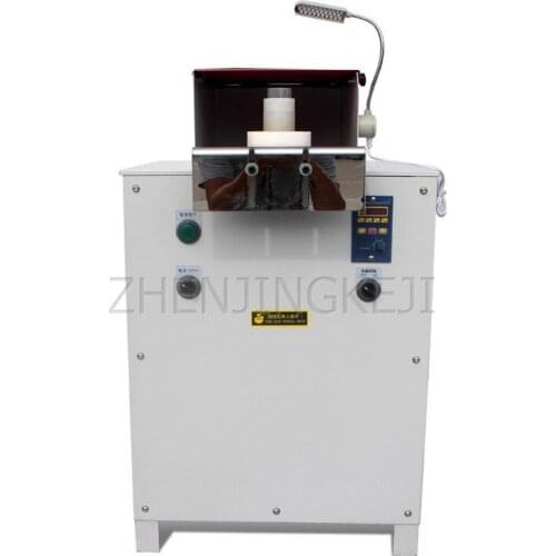 Leather Edging Polishing Cloth Wheel 750W Without Slot Automatic Unilateral Edging Machine Environmental Protection Equipment