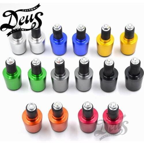 Evomosa 7/8" CNC Motorcycle Handlebars Grips Bar Ends Slider Vibration Heavy Weights Plug Handle Bar Sliders For Dirt Bike