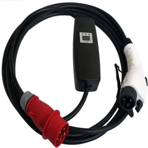 Khons iec 62196-2 type 2 16a mode 2 ev charger eu plug cee plug