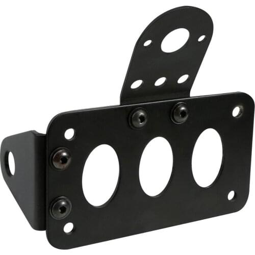 Motorcycle License Plate Holder Bracket For Harley Bobber Chopper Sportster