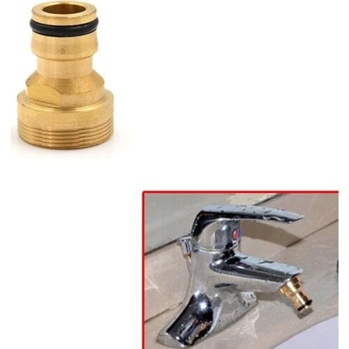 Hot Tap Brass Garden Hose Pipe Tube Quick Watering Equipment Spray Nozzle Connector