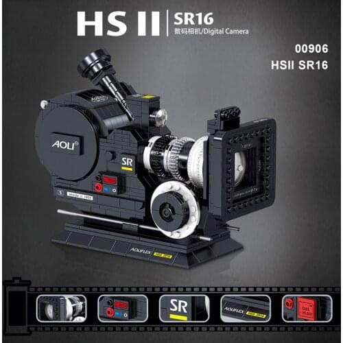 LOZ Creator ODSX cinecamera mini diamond building block HS II SR16 movie camera assemble model bricks educational toys for gifts