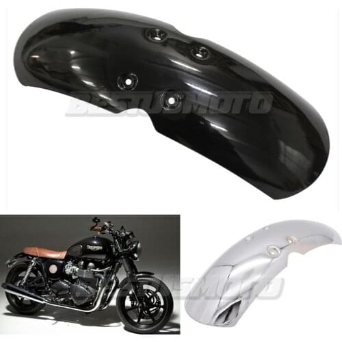 Motorcycle Metal Steel Front Fender Mudguard Protector For Triumph Bonneville T100 Scrambler Thruxton 900 2001-2017