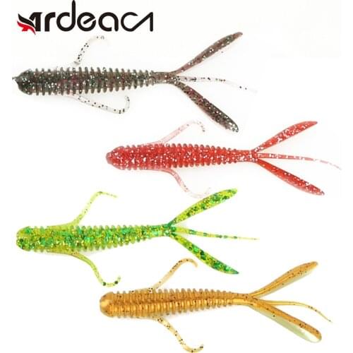 Ardea soft bait 10pcs 72mm 1.3g fishing lure Swimbait eazyWobblers Pesca Silicone Tackle trout Carp Jigging bass pike winter