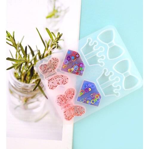 DIY Crystal Epoxy Mold Cup Straw Silicone Mold Buckle Jewelry For Making Finding Accessories Jewelry Craft For 2021