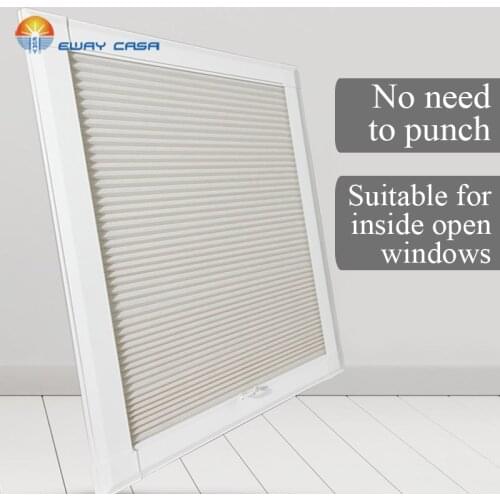 Interior window blinds no need to punch honeycomb blinds skylight cellular for roof window shades customized size HCB_DQ_FF