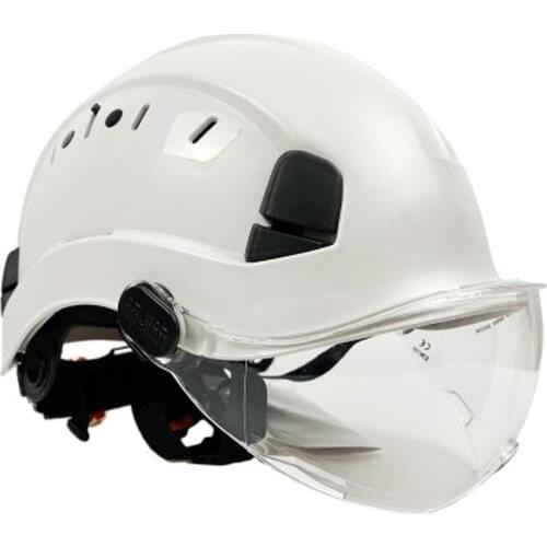 Safety Helmet With Goggles Construction Hard Hat High Quality ABS Protective Helmets Work Cap For Working Climbing Riding