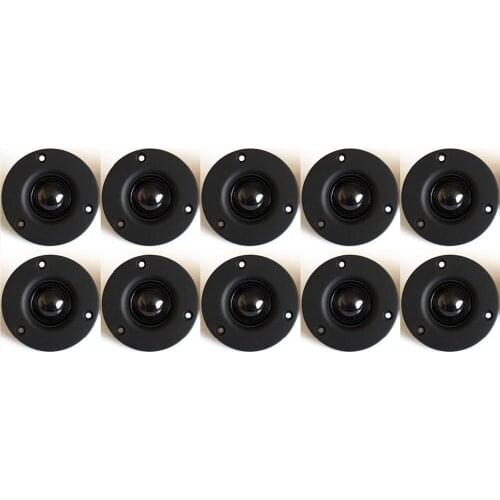 10pcs 3 inch 20W 25 Core 4ohm 4 ohm original silk film Dome Tweeter HiFi Speaker Enthusiast Stereo Loudspeaker Accessories