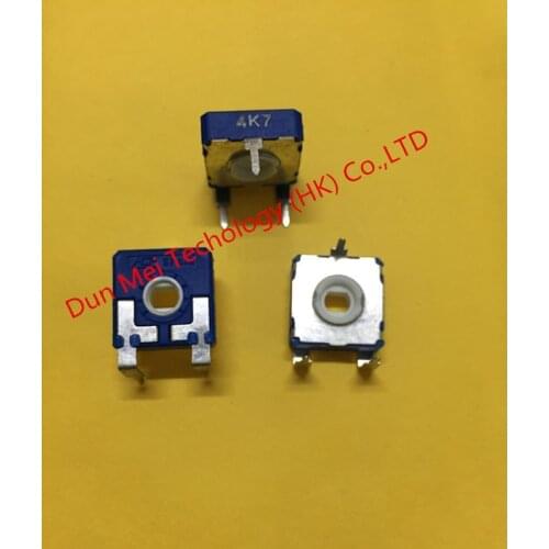 50pcs/lot Spain Vertical Adjustable Potentiometer 14MMX14MM CA14NV17.5 4.7K
