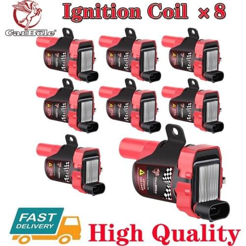 8PCS Ignition Coil Packs Round Type Restore Performance D585 For Chevy GMC LS CHEVROLET SILVERADO 1500 2500 LS1 LS3 4.8/5.3/6.0L