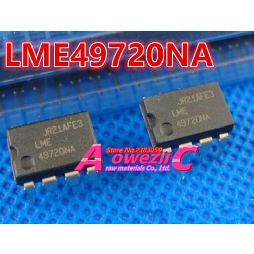 Aoweziic 2018+ 100% new imported original LME49720NA LME49720 DIP-8 Audio Dual Operational Amplifier Chip