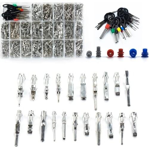 Male female automatic crimping plug terminal pin removal tool dust plug for Volkswagen Tyco AMP Boschs FCI Deutsch